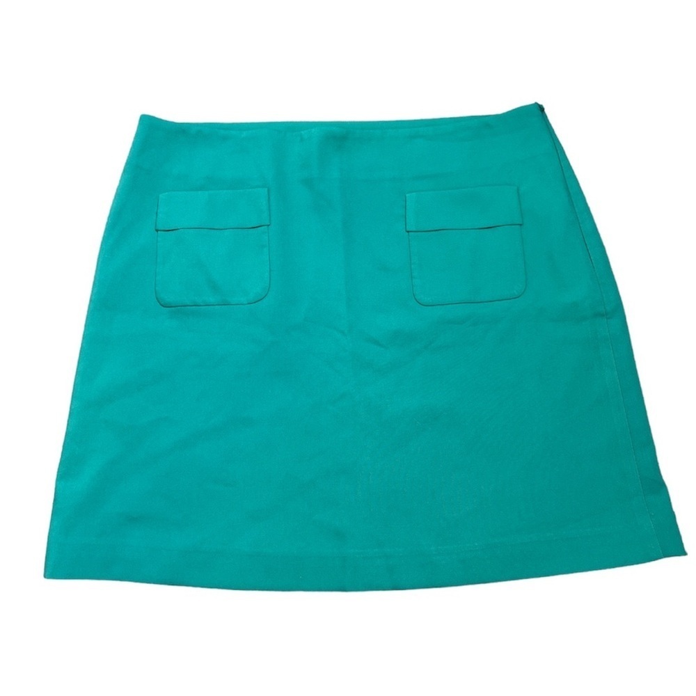 Loft Green Skirt W/Front Pockets